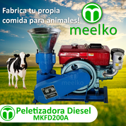 Meelko Peletizadora 200 mm 15 hp DIESEL para  - Imagen 1