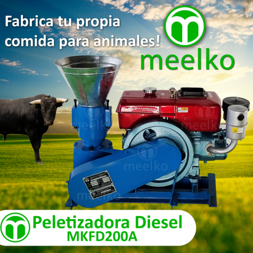 Meelko Peletizadora 200 mm 15 hp DIESEL para  - Imagen 3