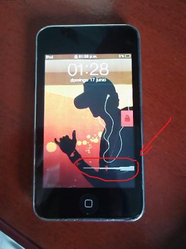 30 cuc  Ipod Touch 2G8GB NegroSinCableSi - Imagen 1