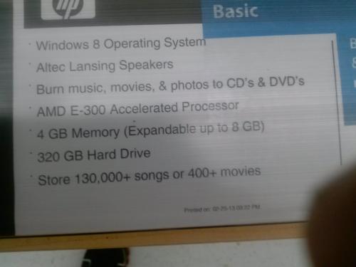 Vendo computadora HP nueva  en su caja  la ul - Imagen 2